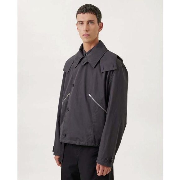 LEMAIRE, Gray Boxy Military Blouson [UNISEX] - Picture 6 of 10